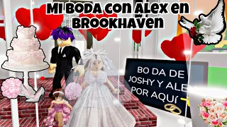 MI BODA CON ALEX EN BROOKHAVEN 👰‍♀️🤵❤️ #roblox #gaming #gameplay #games