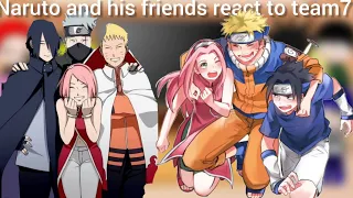 React Naruto and his friends to team 7