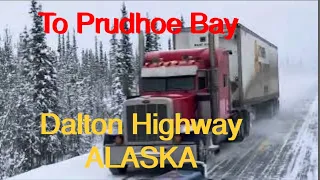 Truckers And Haulers In The Icyroad of Dalton Highway ALASKA🇺🇸