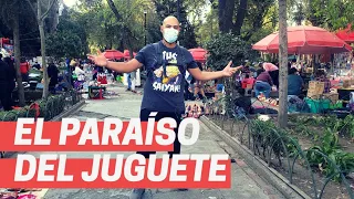 VISITANDO EL PARAISO DEL JUGETE TIANGUIS DEL METRO BALDERAS BUSCANDO JUGUETES VINTAGE