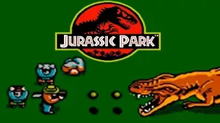 Полное прохождение денди ( Dendy, Nes ) - Jurassic Park / Парк Юрского Периода