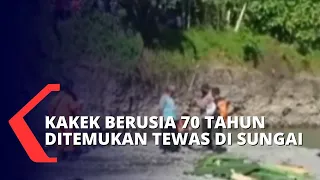 Diduga Terseret Arus Saat Menambang Batu, Seorang Kakek Ditemukan Meninggal Dunia di Sungai