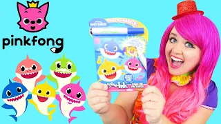 Coloring Baby Shark Magic Reveal Ink Coloring Book | Imagine Ink Marker