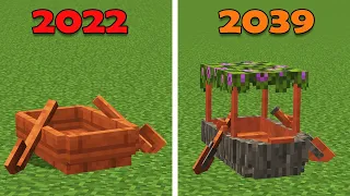 minecraft in 2022 vs 2039