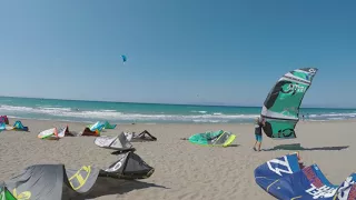 Kitesurfen Rhodos - Meltemi Kite Club - Fanes Beach