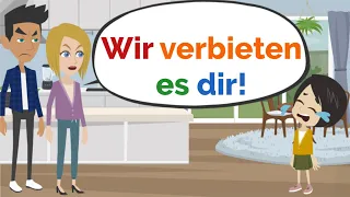 Deutsch lernen | Lisas Verbot | Wortschatz und wichtige Verben