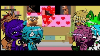 Smiling critters react to memes /poppy playtime chapter 3/gacha club/ Lazy af / first reaction video