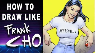 How to draw like FRANK CHO Retro Challenge