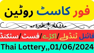 Thai lotterySajjadali,,,,Thai Lottery,,01/06/2024   forkast Ruointe