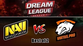 Navi vs Virtus.pro (Bo2) | Dota 2 DreamLeague 7 - Natus Vincere vs Virtus.pro