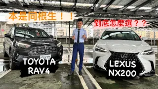 價差高達一台國產車！！TOYOTA RAV4 vs Lexus NX200到底怎麼選？？？ #toyota #rav4 #lexus #nx200