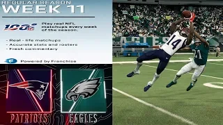 New England Patriots vs Philadelphia Eagles Week 11 NFL | Full Gameplay 11.17.19