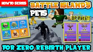 The Best Pets from The Battle Island! We Can Use It with Zero Rebirth!! | Roblox Muscle Legends