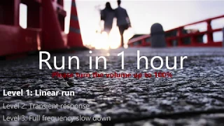 Run-in / Burn-in 1 hour music (1080p)