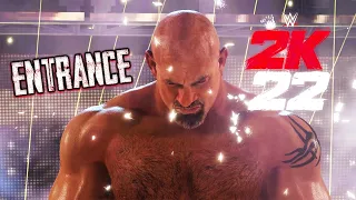 WWE 2K22 Goldberg Full Entrance - Hell in a Cell Arena