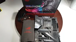 Asus Rog Strix X570 e gaming Unboxing, M.2 Install, Review and quick look at the MB Colors