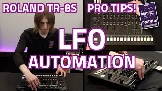 Roland TR-8S Pro Tip - How To Use LFO Automation