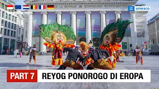 REYOG BIKIN PUSAT KOTA BELGIA, BRUSSELS BERGEMA! BULE-BULE TERPANA MELIHAT KESENIAN INDONESIA INI!!!