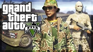 GTA 5 Online - MILITARY MEN TAKEOVER! (GTA 5 Funny Moments/Skits)