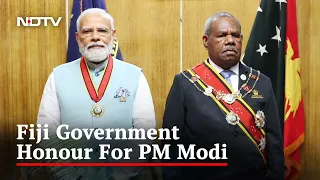 PM Modi Conferred With Highest Civilian Honours By Fiji, Papua New Guinea