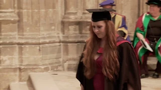 Canterbury Cathedral Graduation Ceremony 12:30pm 12 Sep 2018