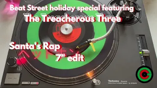 Treacherous Three Featuring Kool Moe Dee - Santa's Rap - 7" Edit Headphone Version