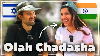 Beginner Hebrew Conversation with Olah Chadasha from India | Learn Hebrew with Us! @IndianInIsrael