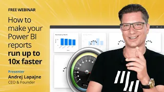 🚀 How to make your #PowerBI reports run up to 10x FASTER, step-by-step explained! | Zebra BI Webinar