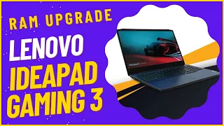 Lenovo Ideapad Gaming 3 Laptop RAM Upgrade | How To Upgrade Lenovo Ideapad Gaming 3 15ARH05 RAM