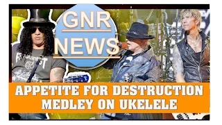 Guy Plays Full Appetite for Destruction Album Medley on Ukelele!