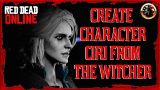 🔥 CREATE CHARACTER CIRI FROM THE WITCHER 🔥 BEAUTIFUL FEMALE 🔰 Red Dead Online 🔰 RDR2 🔰 RDO 2023 🔰