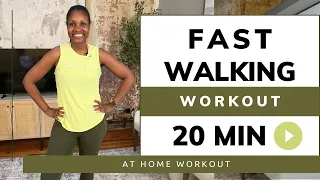 Fast Walking Workout | 20 Minute Walk | Walk to the Beat