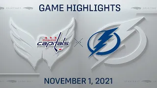 NHL Highlights | Capitals vs. Lightning - Nov. 1, 2021