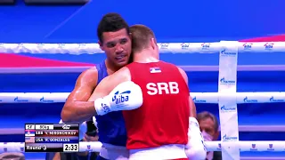 Vladimir Mironchikov (SRB) vs Robby Gonzales (USA) - 🥊½ Box World Champions Serbia Belgrade 2021.11