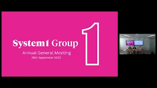 SYSTEM1 GROUP PLC - Annual General Meeting