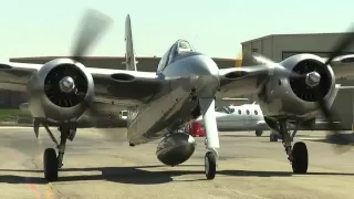 "September Fury" and "La Patrona" depart Planes of Fame for Reno Air Races