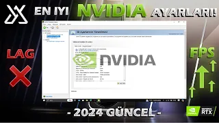 EN İYİ NVIDIA DENETİM MASASI AYARLARI | BİLGİSAYAR HIZLANDIRMA VE FPS ARTTIRMA (2024 GÜNCEL)