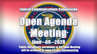 Open Commission Meeting - June 2020