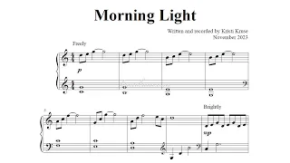 Morning Light ☀️🌷✨ Original Piano Solo