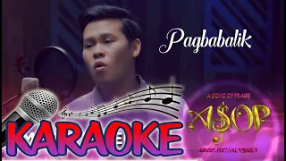 PAGBABALIK Karaoke Version | Marcelito Pomoy | Gospel Karaoke