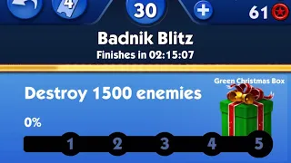 Sonic Dash 2: Sonic Boom 💥: December 8th, 2022: Christmas 🎄 Special: Badnik Blitz event