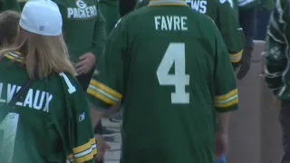 Packer fans discuss Brett Favre welfare funds situation