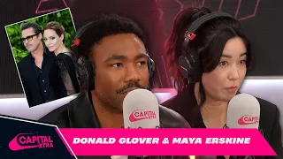 Donald Glover & Maya Erskine on meeting Angelina Jolie & Brad Pitt 👀 | Capital XTRA