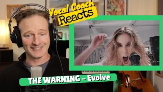 Vocal Coach REACTS  -  THE WARNING "Evolve" (official video)