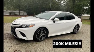 2019 TOYOTA CAMRY SE 200,000 MILE REVIEW