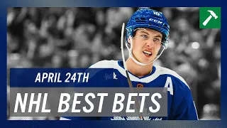 NHL Best Bets - April 24, 2024 | 2023/2024 NHL Betting and Daily Picks Presented by Pinnacle