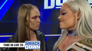 Liv Morgan and Ronda Rousey face-to-face: SmackDown, July 22, 2022 WWE