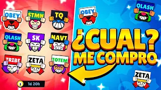 ME COMPRO LOS PINS DE MIS EQUIPOS FAVORITOS DE BRAWL STARS