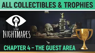 Little Nightmares - Chapter 4 - All Collectibles & Trophies 🏆 All Lights, Nomes & Statues