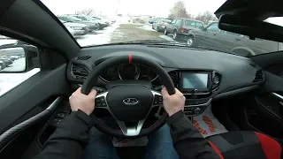 2019 LADA VESTA SPORT POV TEST DRIVE